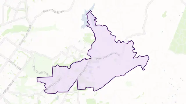 Golden Grove Area Boundary Map