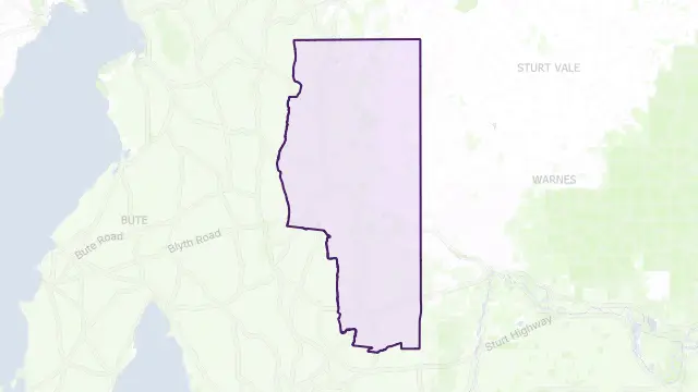 Goyder Area Boundary Map
