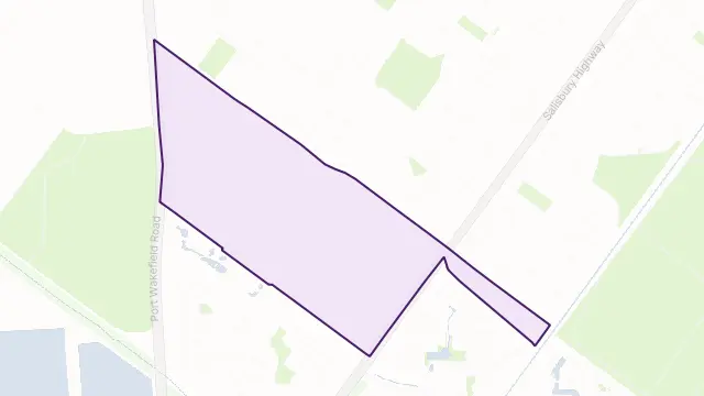 Green Fields Area Boundary Map