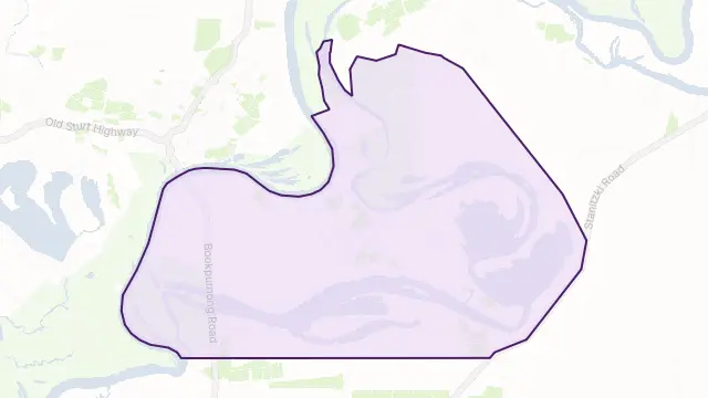Gurra Gurra Area Boundary Map
