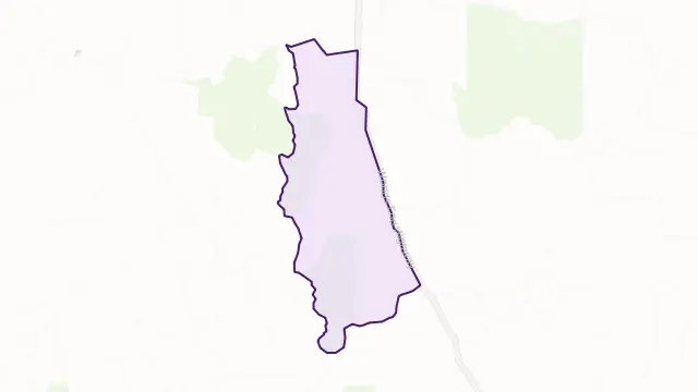 Hallelujah Hills Area Boundary Map