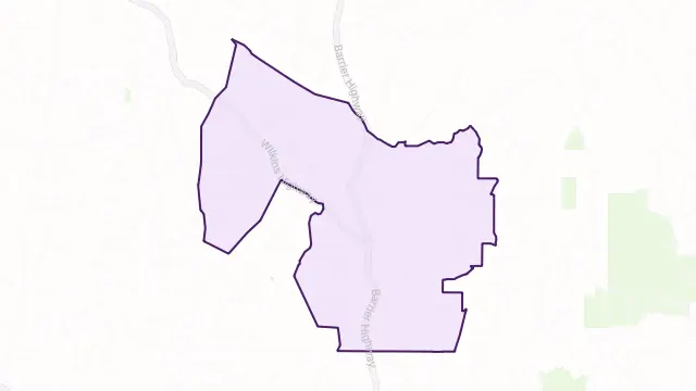 Hallett Area Boundary Map