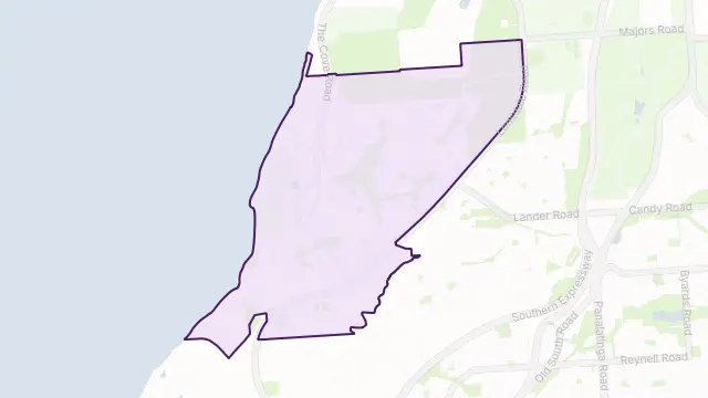 Hallett Cove Area Boundary Map