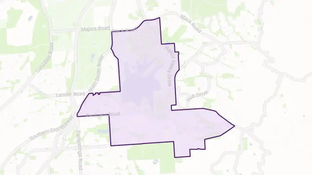 Happy Valley Area Boundary Map