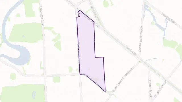 Hendon Area Boundary Map