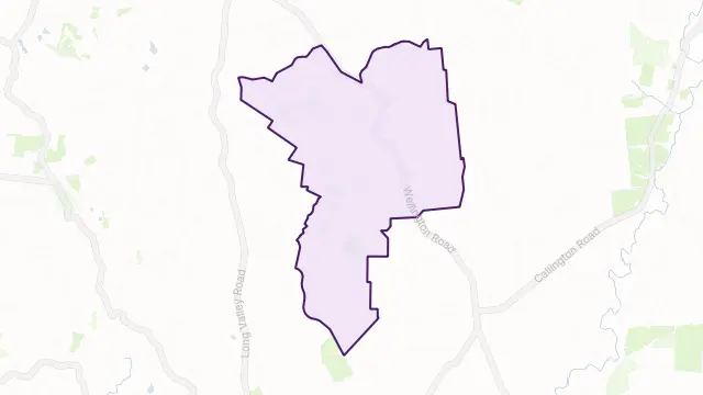 Highland Valley Area Boundary Map