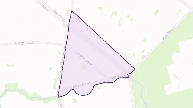 Hindmarsh Area Boundary Map