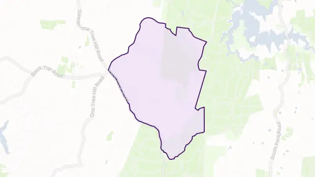 Humbug Scrub Area Boundary Map