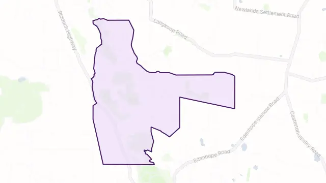 Joanna Area Boundary Map