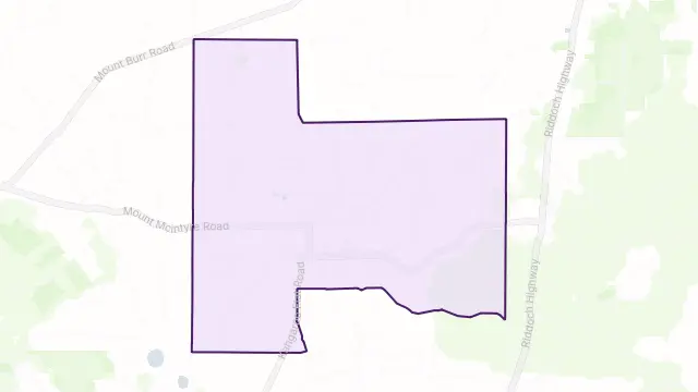 Kalangadoo Area Boundary Map