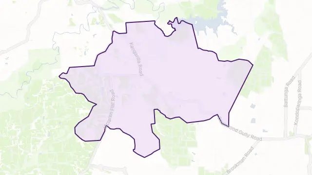 Kangarilla Area Boundary Map