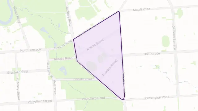 Kent Town Area Boundary Map