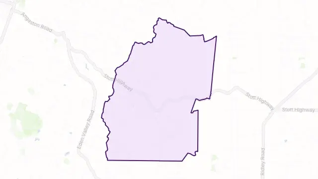 Keyneton Area Boundary Map