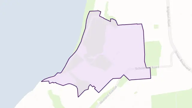 Kingston Park Area Boundary Map