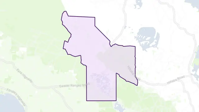 Kondoolka Area Boundary Map