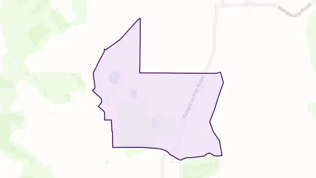 Koorine Area Boundary Map