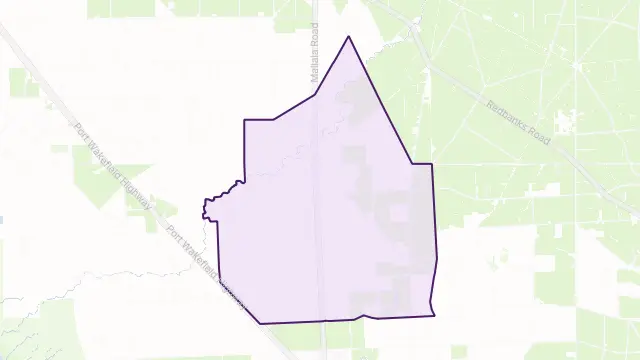 Korunye Area Boundary Map