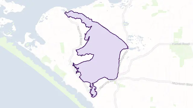 Lake Albert Area Boundary Map