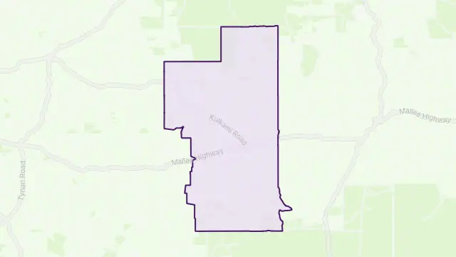 Lameroo Area Boundary Map