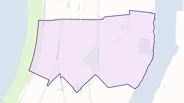 Largs North Area Boundary Map