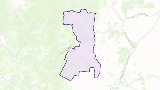 Lenswood Area Boundary Map