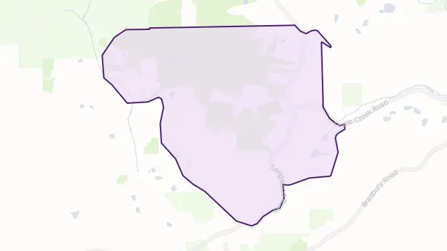 Longwood Area Boundary Map