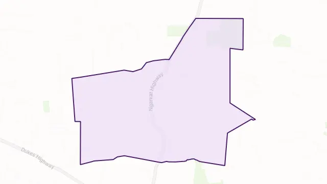 Lowan Vale Area Boundary Map