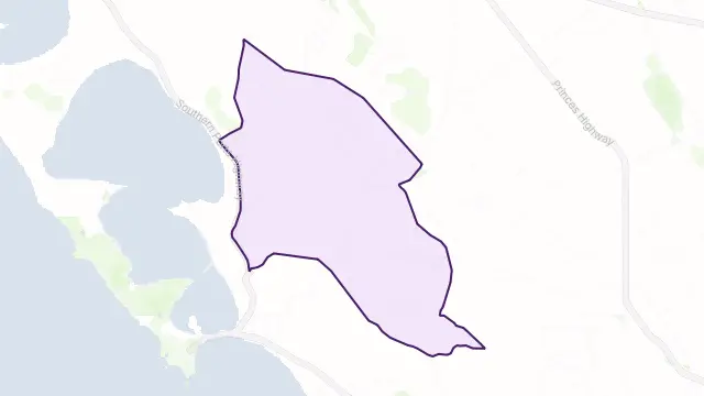 Magarey Area Boundary Map