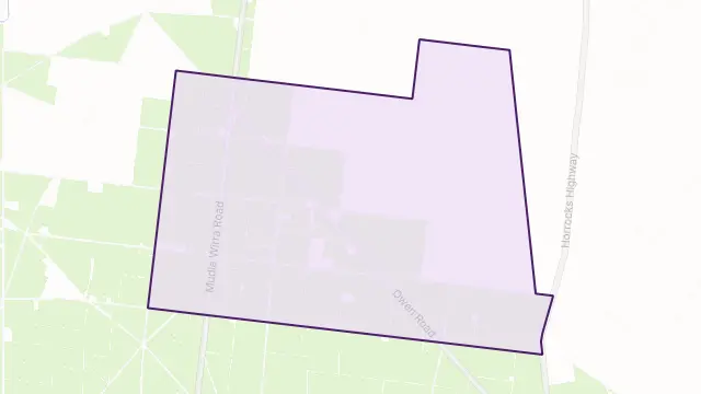 Magdala Area Boundary Map