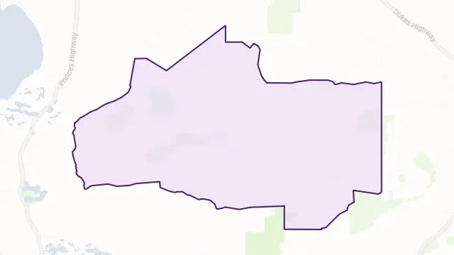 Malinong Area Boundary Map