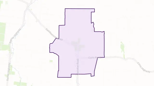 Marrabel Area Boundary Map
