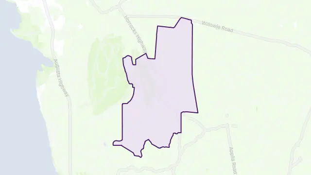 Melrose Area Boundary Map