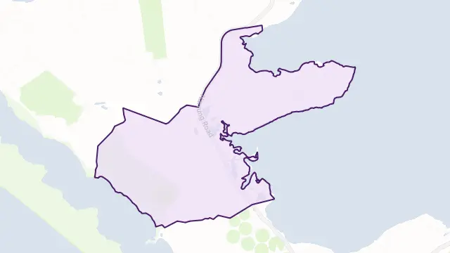 Meningie West Area Boundary Map