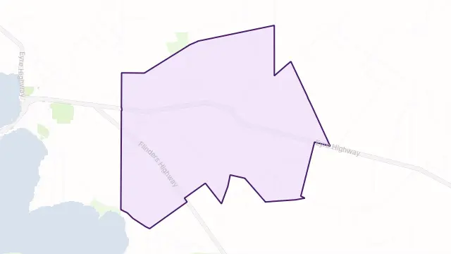 Merghiny Area Boundary Map