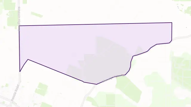 Mil-Lel Area Boundary Map