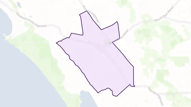 Millicent Area Boundary Map