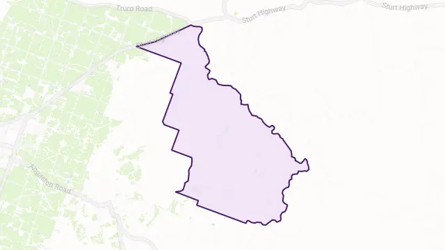 Moculta Area Boundary Map