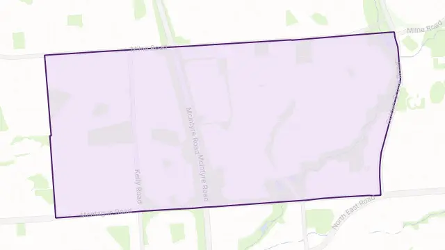 Modbury North Area Boundary Map