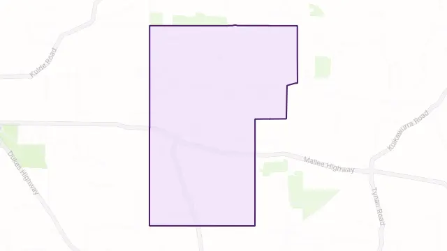 Moorlands Area Boundary Map