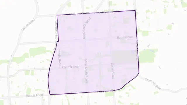 Morphett Vale Area Boundary Map