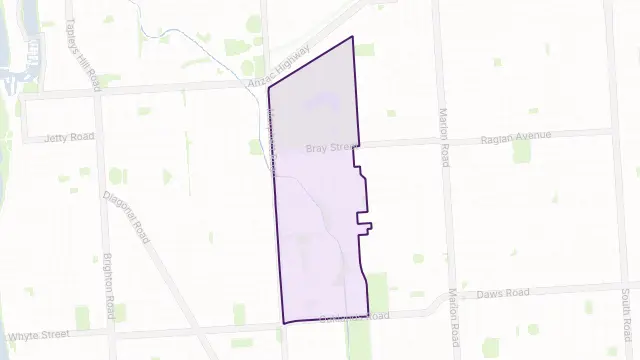 Morphettville Area Boundary Map