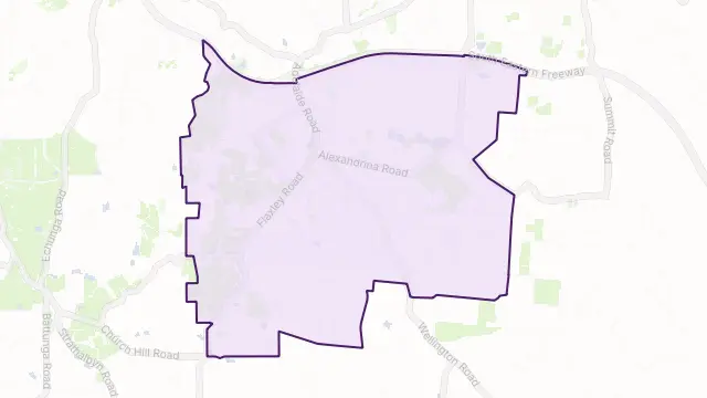Mount Barker Area Boundary Map