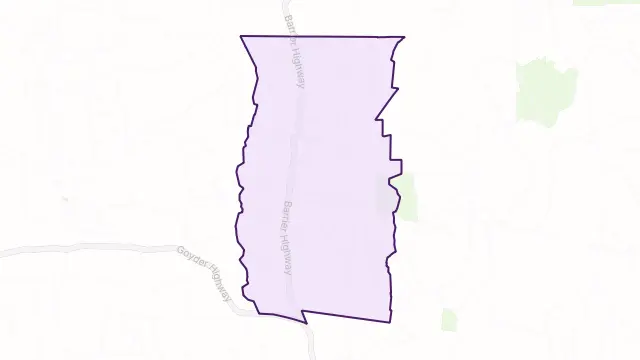Mount Bryan Area Boundary Map