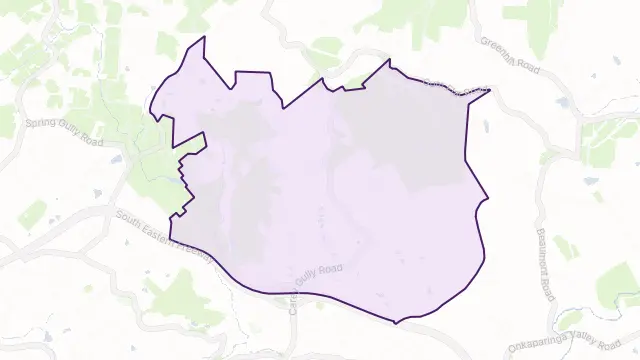 Mount George Area Boundary Map