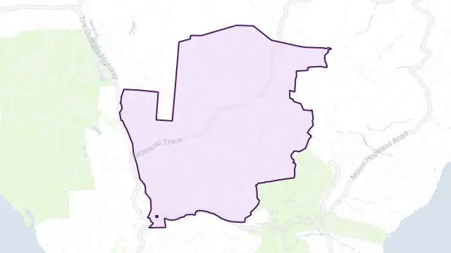 Mount Serle Area Boundary Map