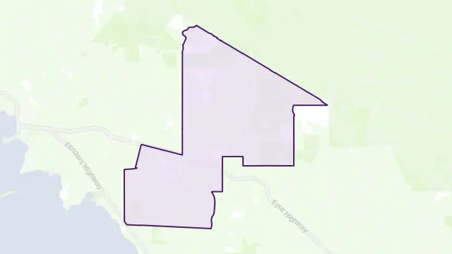 Mudamuckla Area Boundary Map