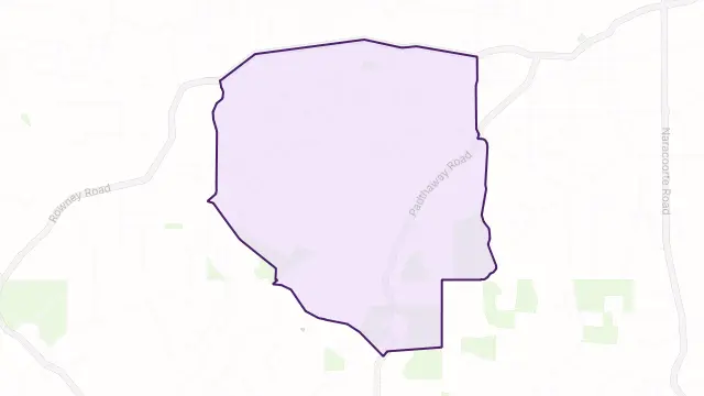 Mundulla West Area Boundary Map