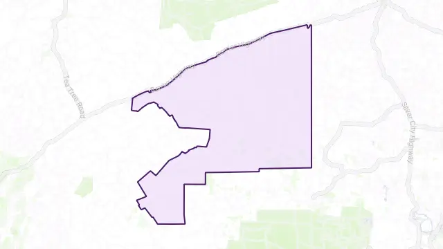 Mutooroo Area Boundary Map