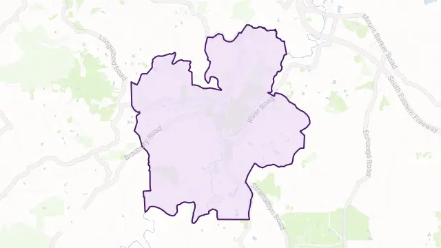 Mylor Area Boundary Map