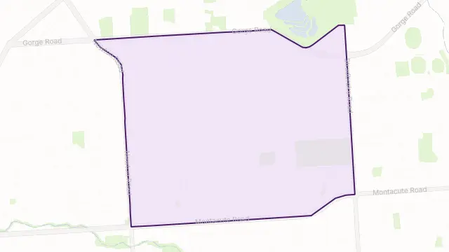 Newton Area Boundary Map